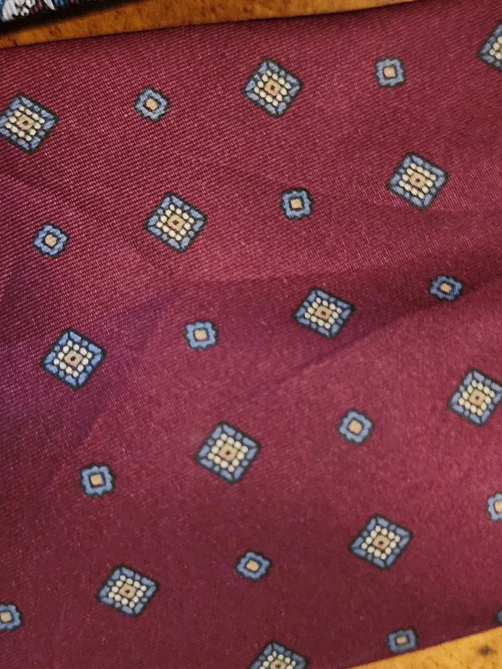3pc Men’s Silk Tie Lot Courage Stafford Christopher Hayes Paisley Striped